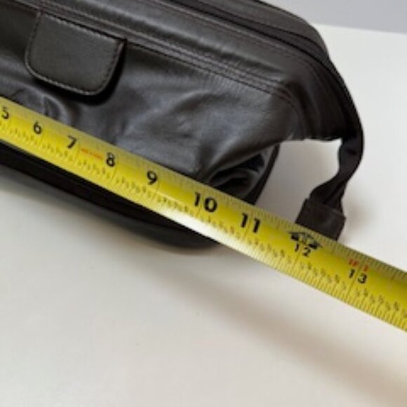 Genuine Leather Black Travel Bag - Picture 6 of 8